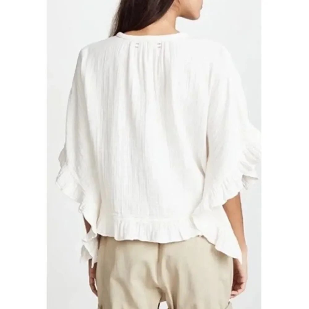 Xirena Remy Ruffle Sleeve Top Sz. XS - Picture 2 of 9